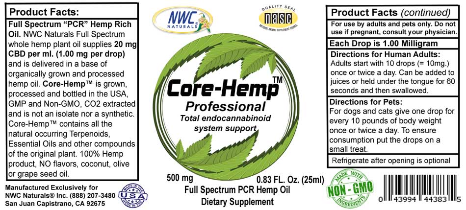 core-hemp-label